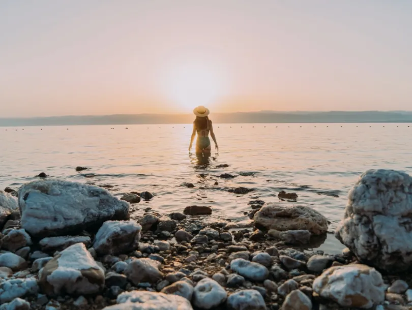 æ­»æµ· - é™ç©ã¨æ—¥å…‰